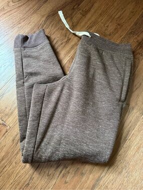 Cozy Mauve Sherpa LinedJogger Pants